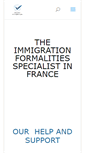 Mobile Screenshot of france-immigration.com